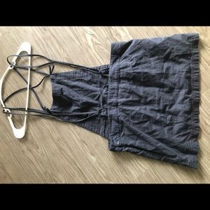 Free people mini skirt romper